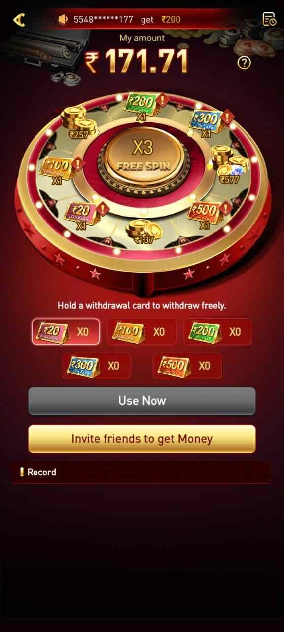 YY7 Game App mobile dashboard with secure login screen